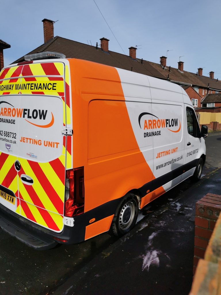 water jetting division arrowflow, north east drainage company